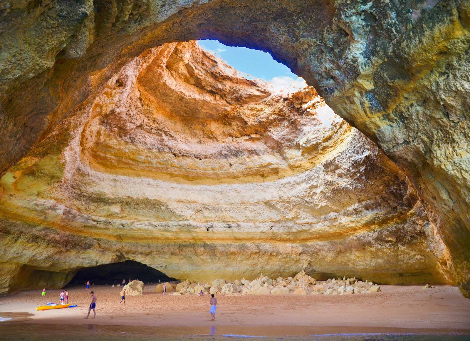 Amazing,View,Of,Benagil,Cave,In,Portuguese,Algarve,,Taken,From