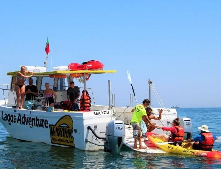 Top Kayak Tour with Lagos Adventure in Ponta da Piedade, Lagos, Algarve, Portugal